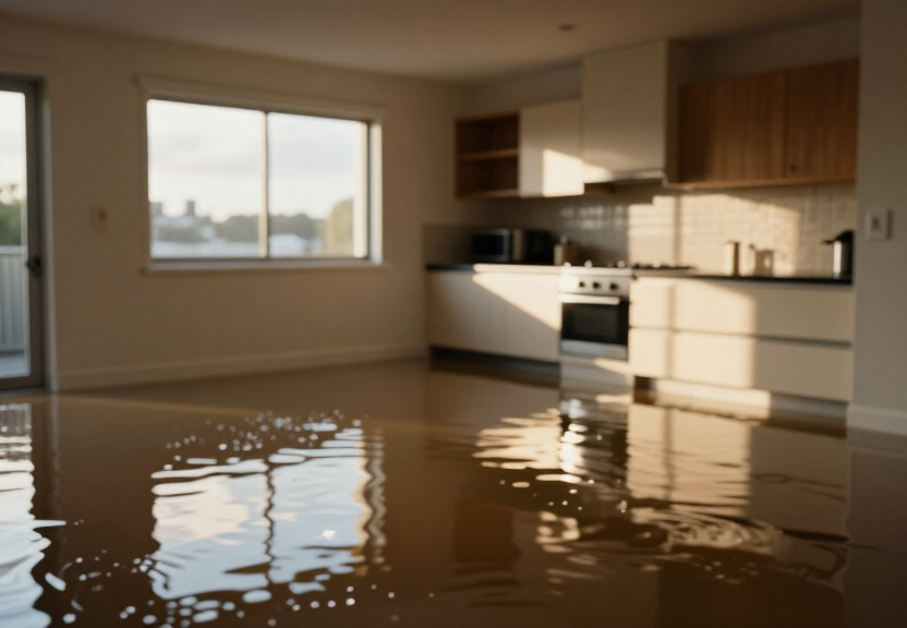 Mould growth in Careel Bay property before treatment